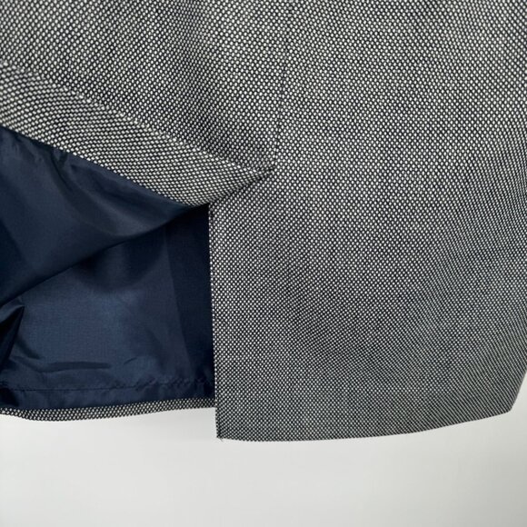Pendleton Petite seasonless Wool Pencil Skirt navy blue pattern USA Size 10Pnew - Picture 5 of 10